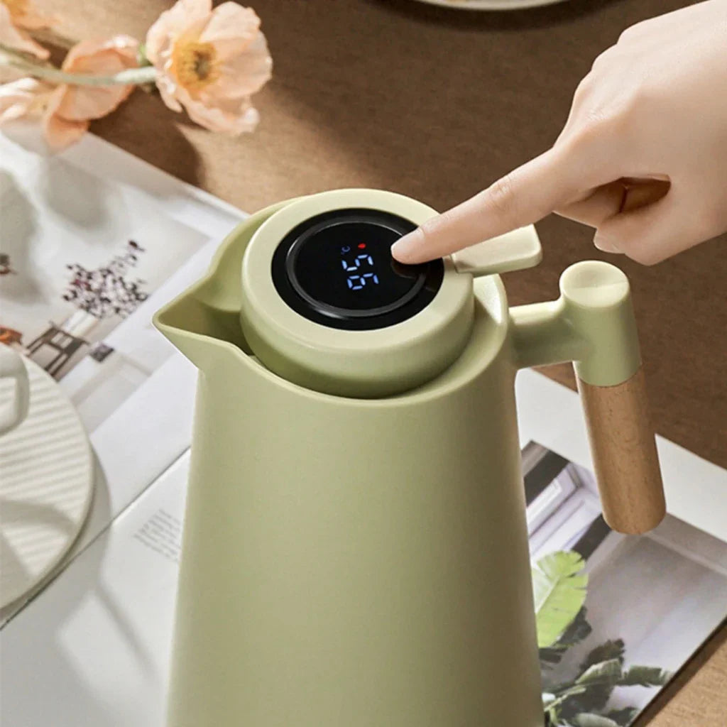 Coffee Thermos with Digital Thermometer