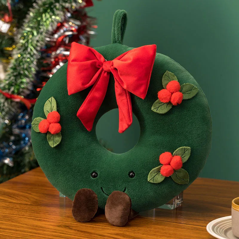 Bonecos Natalinos de Pelúcia Decoração de Natal - Loja Sem Barreiras