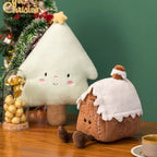 Bonecos Natalinos de Pelúcia Decoração de Natal - Loja Sem Barreiras