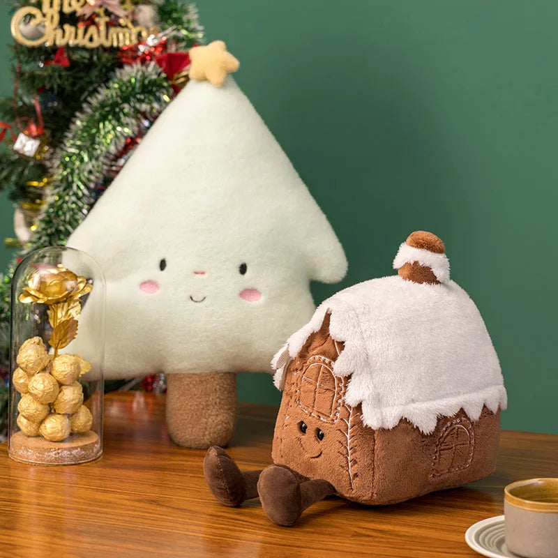 Bonecos Natalinos de Pelúcia Decoração de Natal - Loja Sem Barreiras