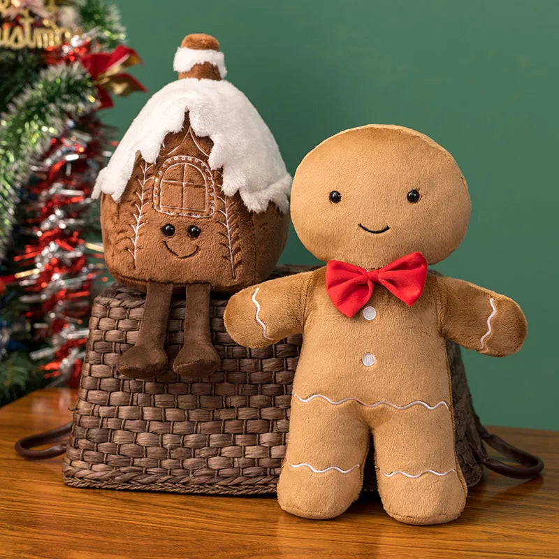 Bonecos Natalinos de Pelúcia Decoração de Natal - Loja Sem Barreiras