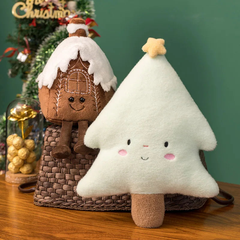 Bonecos Natalinos de Pelúcia Decoração de Natal - Loja Sem Barreiras
