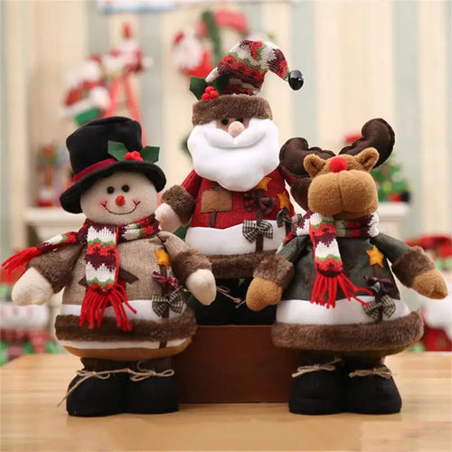 Bonecos de Pelúcia para Decoração de Natal Bonecos de Natal - Loja Sem Barreiras
