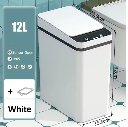 Automatic Intelligent Garbage Bin – Smart 12L Trash Can