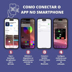 Carregador por Indução + Despertador + Luminária - Loja Sem Barreiras