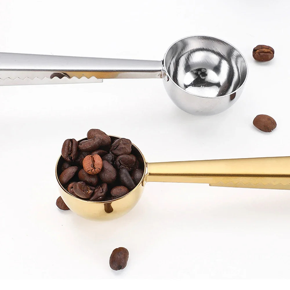 Colher para Café com Presilha Inox Prendedor de Embalagem - Loja Sem Barreiras