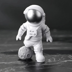 Conjunto de 4 Esculturas Decorativas de Astronauta - Loja Sem Barreiras
