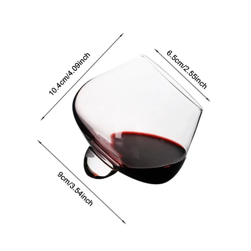 Copo de Whisky Cristal Barriga Rotativo - Loja Sem Barreiras