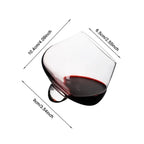 Copo de Whisky Cristal Barriga Rotativo - Loja Sem Barreiras