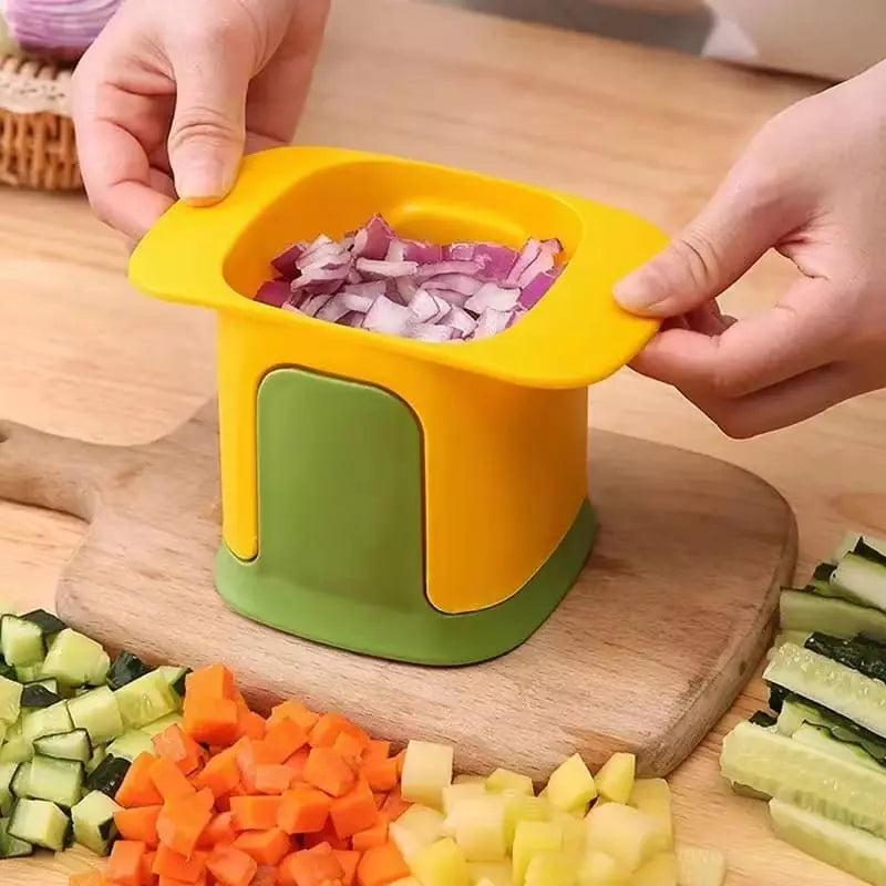 Cortador de Alimentos em Cubos - Loja Sem Barreiras
