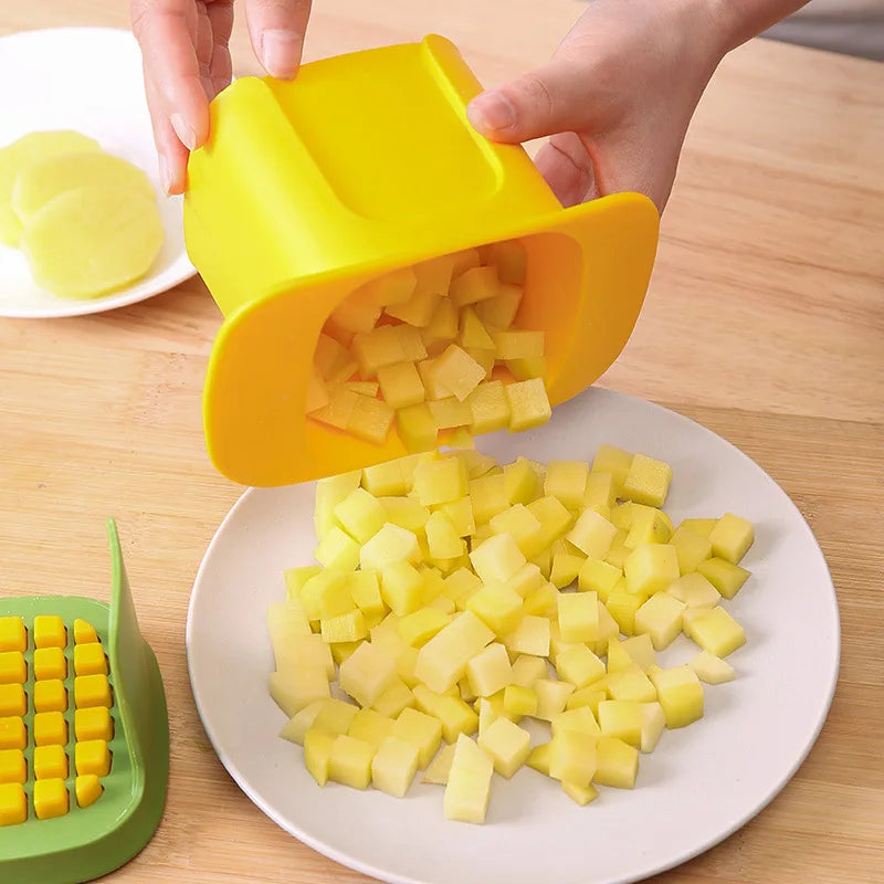 Cortador de Alimentos em Cubos - Loja Sem Barreiras