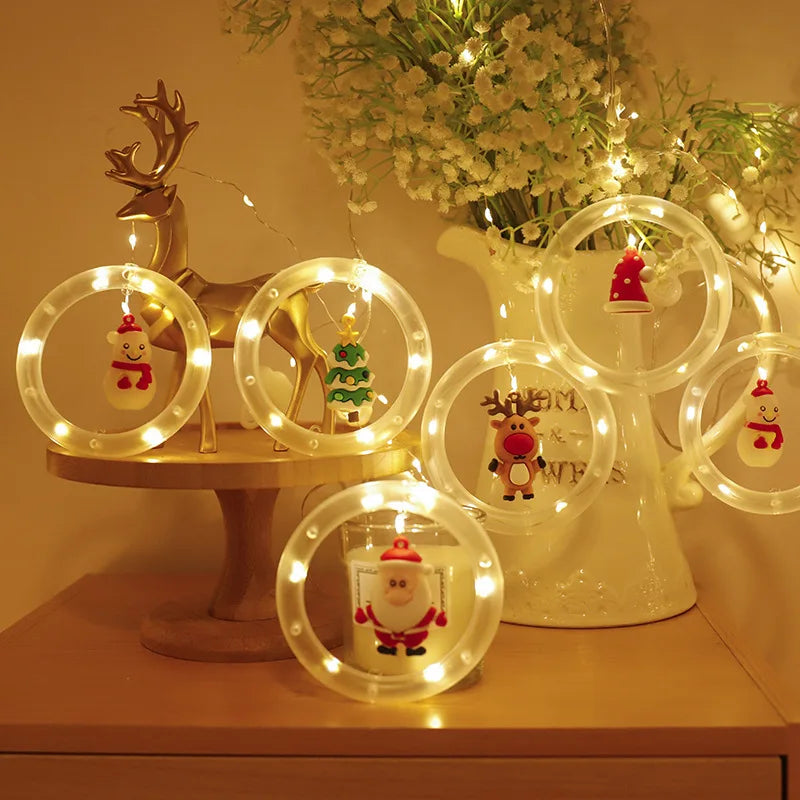 Cortina de Luzes Led 10 Peças Decoração Natalina - Loja Sem Barreiras