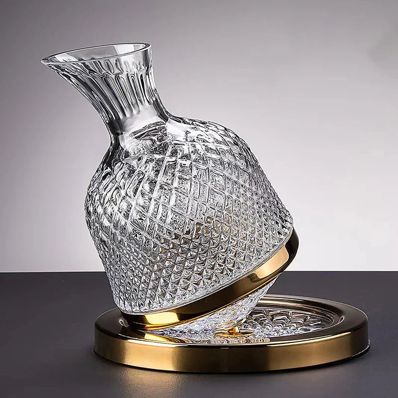 Decanter de Vinho Recipiente de Vidro Cristal Decantador - Loja Sem Barreiras