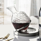 Decanter de Vinho Recipiente de Vidro Cristal Decantador - Loja Sem Barreiras