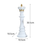 Decoração de Mesa Resina Estátua Peças de Xadrez - Loja Sem Barreiras