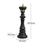 Decoração de Mesa Resina Estátua Peças de Xadrez - Loja Sem Barreiras