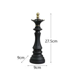Decoração de Mesa Resina Estátua Peças de Xadrez - Loja Sem Barreiras
