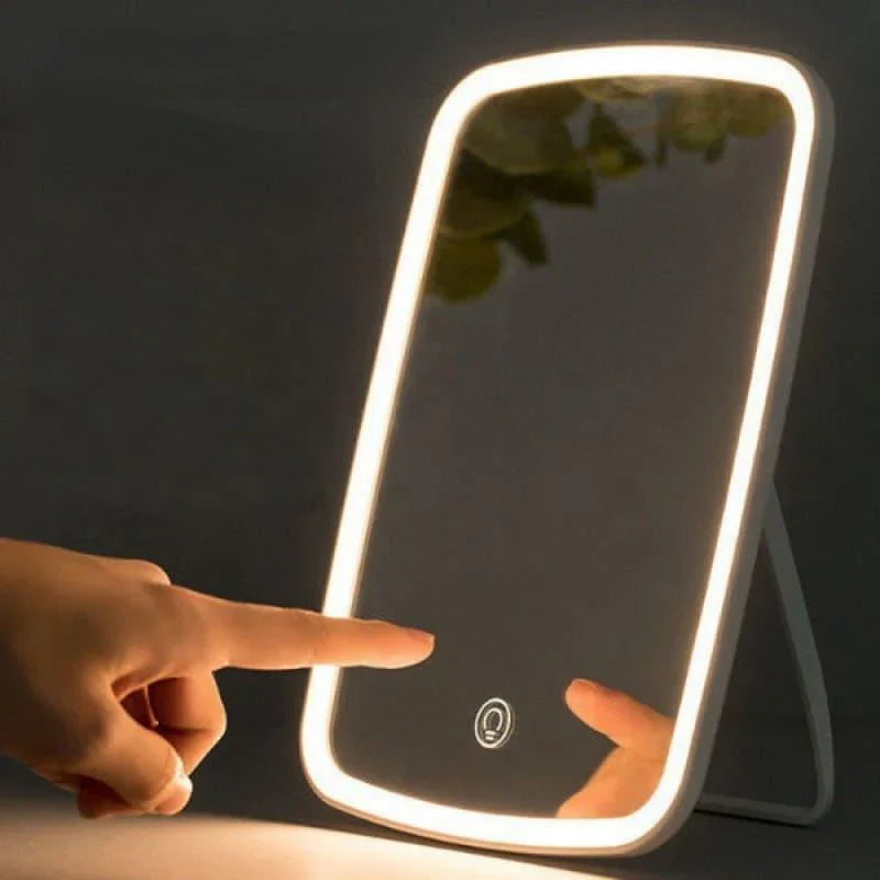 Espelho com LED para Maquiagem de Mesa - Loja Sem Barreiras