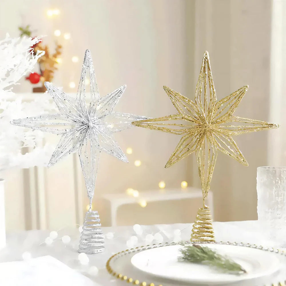 Estrela LED Para Árvore de Natal Decoração de Natal - Loja Sem Barreiras