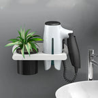 Wall-Mounted Hair Dryer Holder