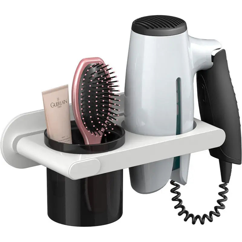 Wall-Mounted Hair Dryer Holder