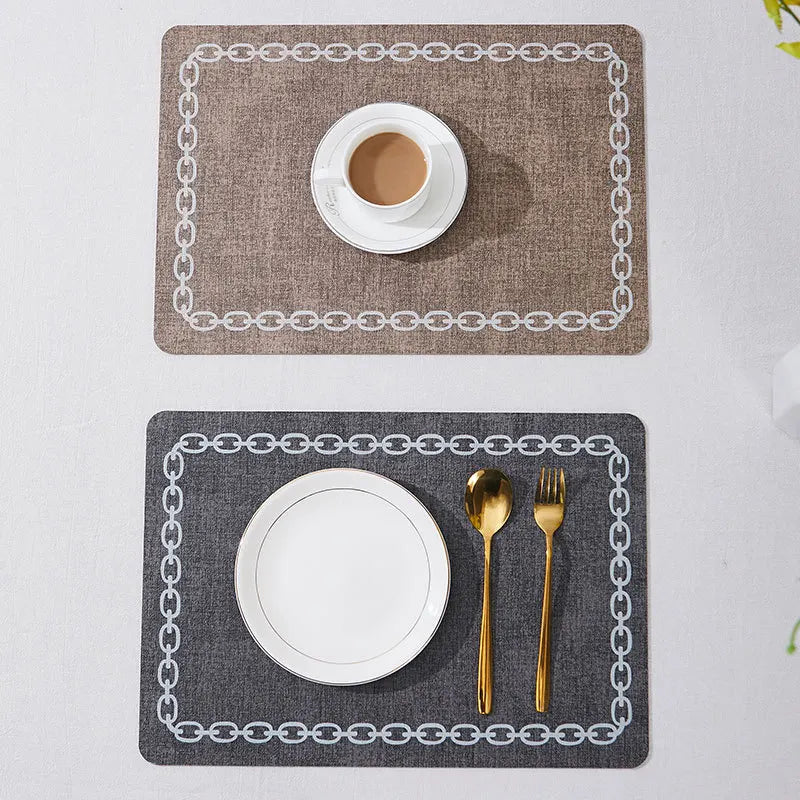 Jogo Americano Kit Descanso de Prato Quadrado Decorativo - Loja Sem Barreiras