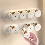 Kit 6 Porta Temperos e Condimentos de Parede Magnético com Dosador - Loja Sem Barreiras