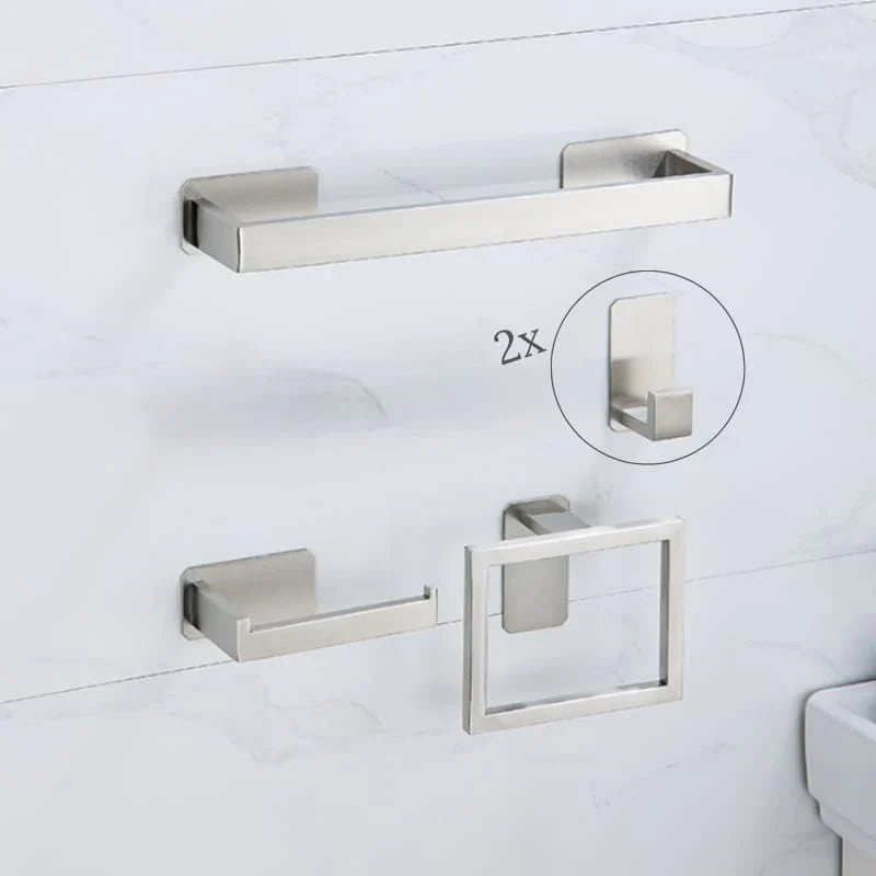 Kit Acessórios para Banheiro de Aço Inox 5 Peças - Loja Sem Barreiras