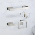 Kit Acessórios para Banheiro de Aço Inox 5 Peças - Loja Sem Barreiras