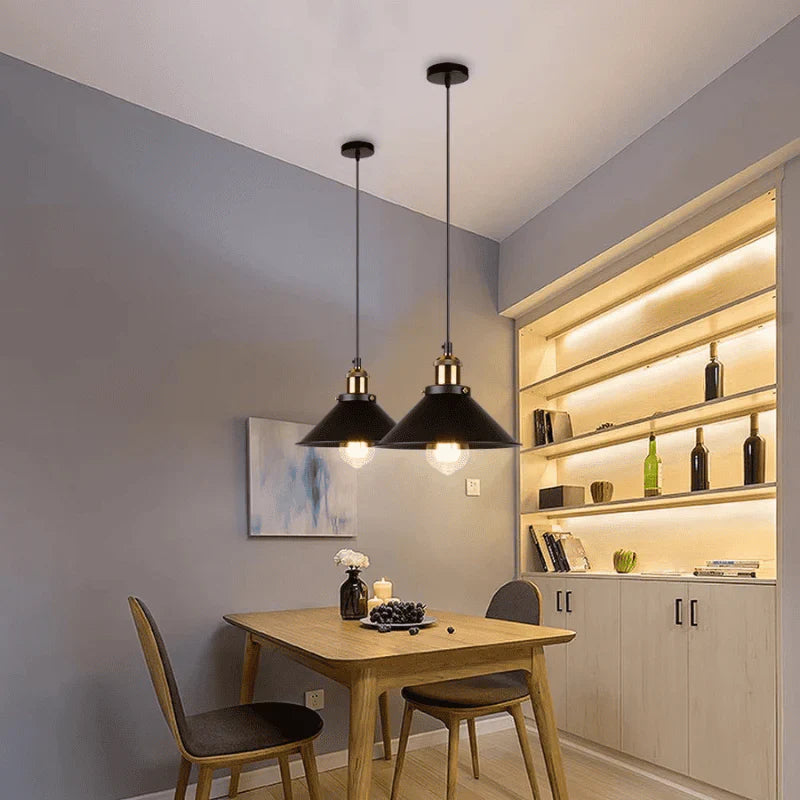 Luminária Pendente Vintage para Cozinha Moderna e Sala de Jantar - Loja Sem Barreiras