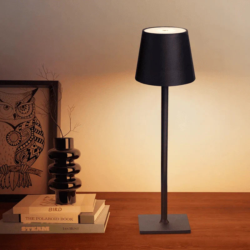 Luminária de Mesa LED Abajur Quarto Sala Portátil - Loja Sem Barreiras