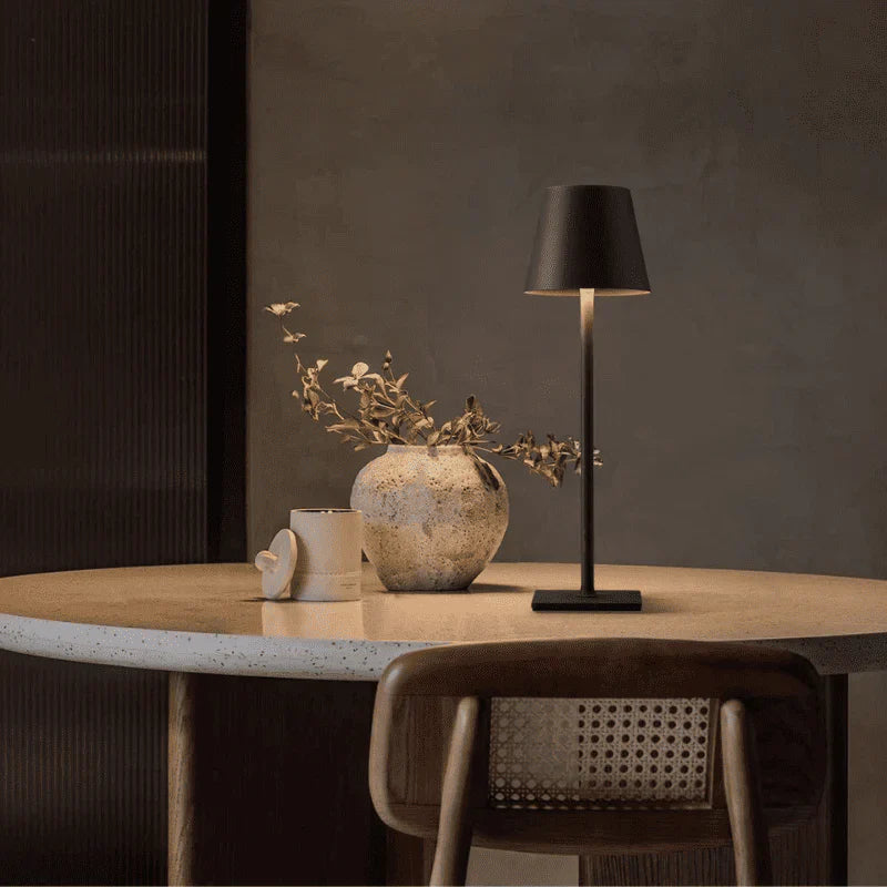 Luminária de Mesa LED Abajur Quarto Sala Portátil - Loja Sem Barreiras