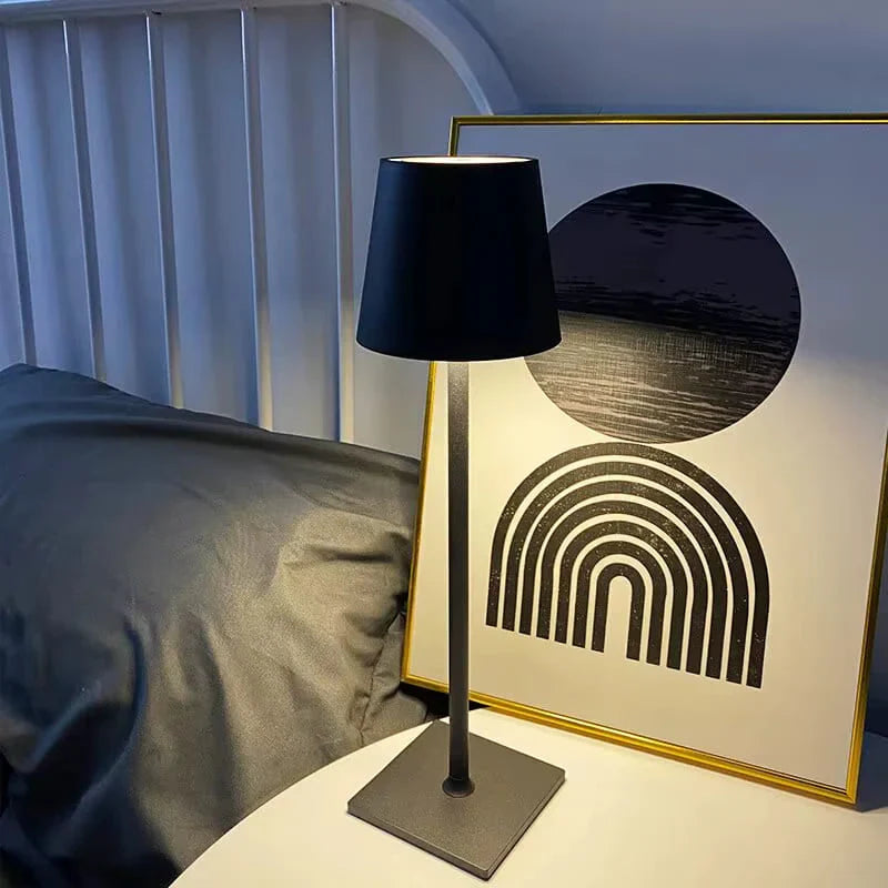 Luminária de Mesa LED Abajur Quarto Sala Portátil - Loja Sem Barreiras