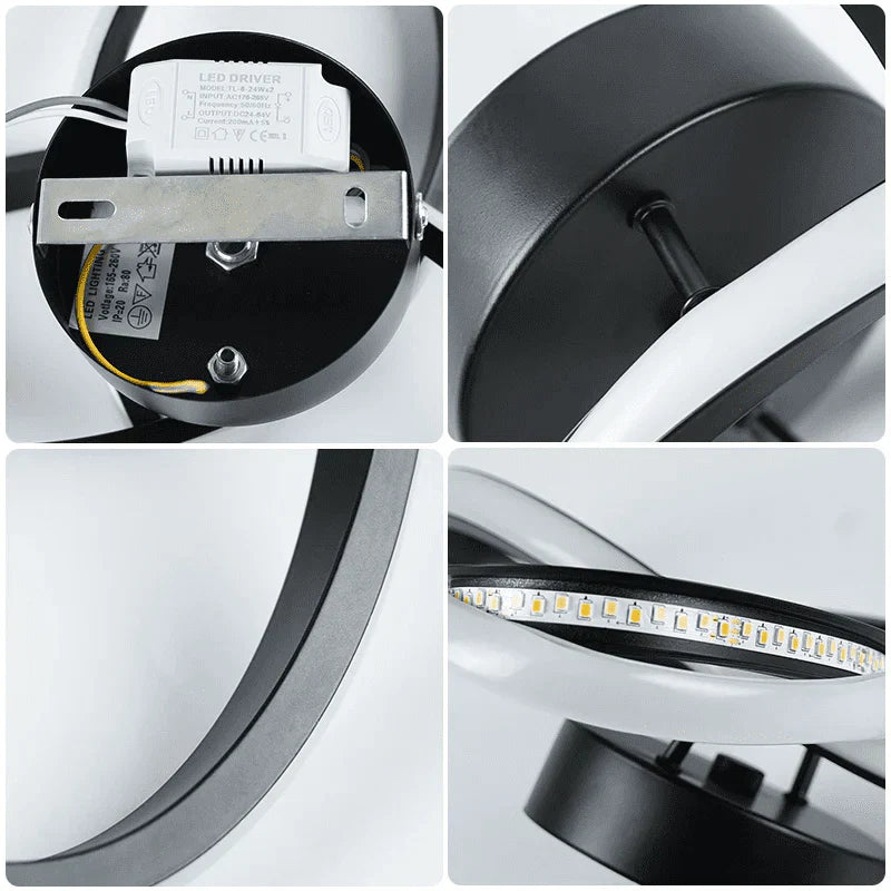 Luminária de Teto LED Para Quarto e Sala de Jantar com 3 Cores - Loja Sem Barreiras