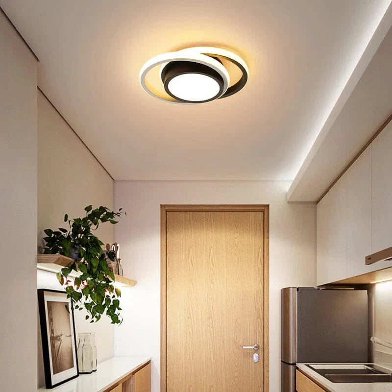 Luminária de Teto LED com Design Circular Para Quarto e Sala - Loja Sem Barreiras