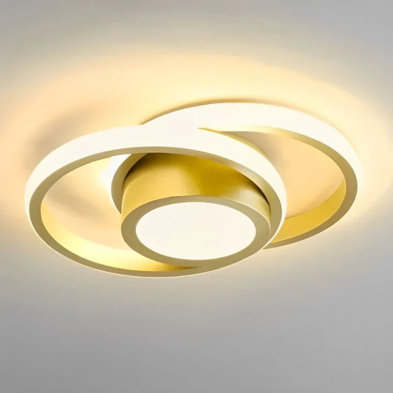 Luminária de Teto LED com Design Circular Para Quarto e Sala - Loja Sem Barreiras
