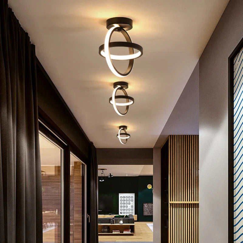 Luminária de Teto LED com Design Europeu Para Quarto e Sala - Loja Sem Barreiras