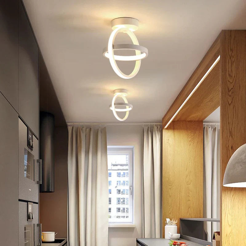 Luminária de Teto LED com Design Europeu Para Quarto e Sala - Loja Sem Barreiras