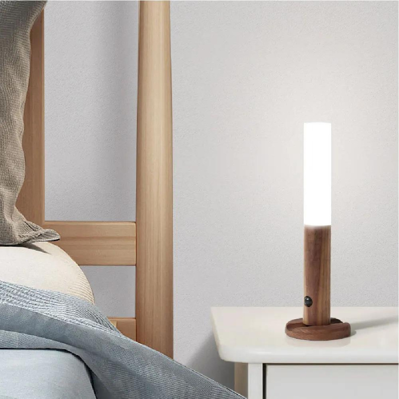 Luminária LED de Parede com Sensor de Movimento Recarregável e Base Removível - Loja Sem Barreiras