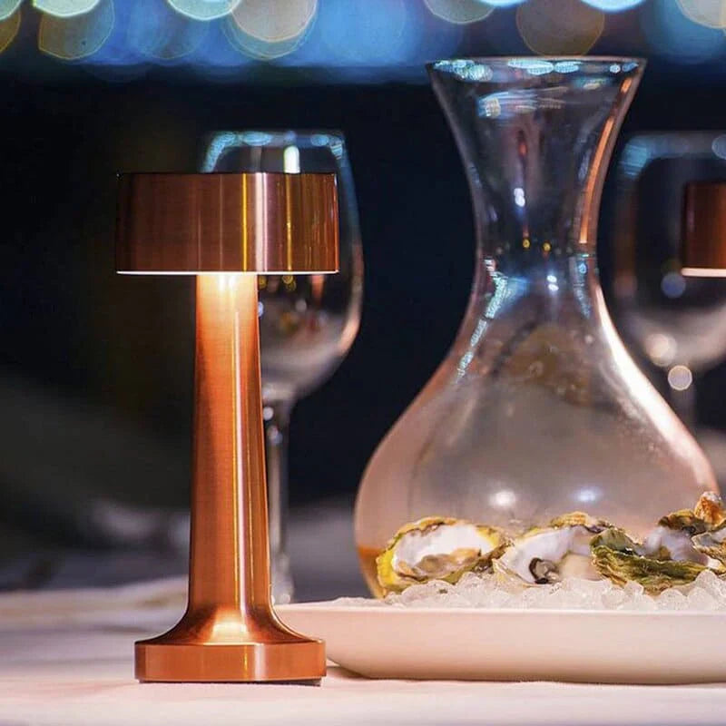 Luminária de Mesa LED Decoração Retrô Recarregável - Loja Sem Barreiras