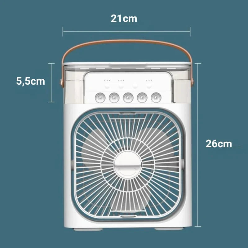 Mini Ventilador e Umidificador Portátil - Loja Sem Barreiras