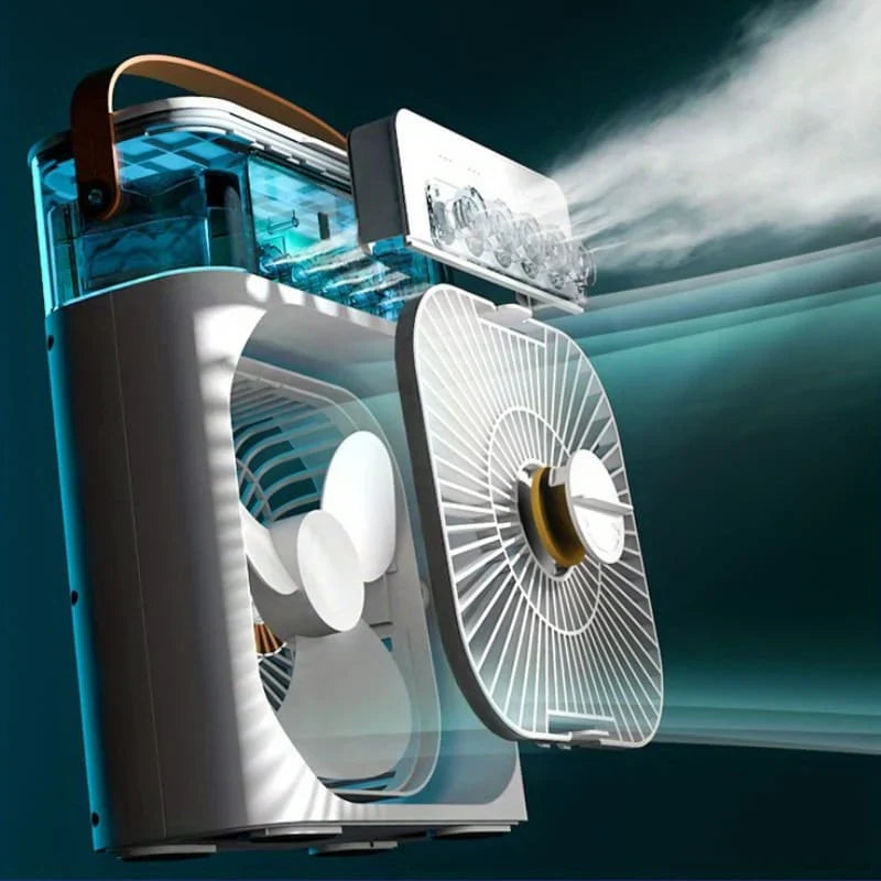 Mini Ventilador e Umidificador Portátil - Loja Sem Barreiras