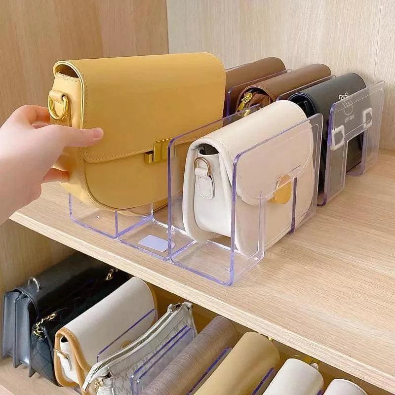 Organizador de Bolsa Acrílico com Divisória - Loja Sem Barreiras