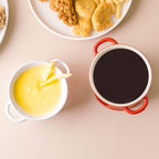 Panela de Fondue de Queijo e Chocolate Cerâmica - Loja Sem Barreiras