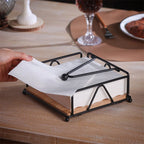 Porta Guardanapo de Mesa Inox - Loja Sem Barreiras