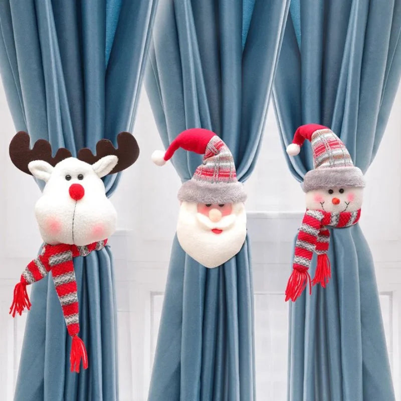 Prendedor de Cortina Decorativo de Natal - Loja Sem Barreiras