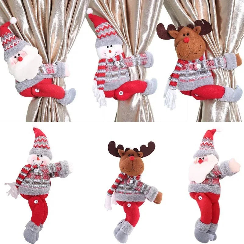 Prendedor de Cortina Decorativo de Natal - Loja Sem Barreiras