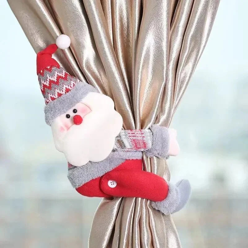 Prendedor de Cortina Decorativo de Natal - Loja Sem Barreiras