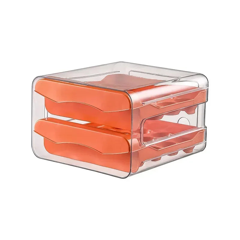 Refrigerator Egg Organizer with Drawer