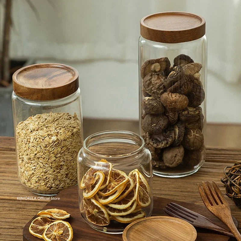 Hermetic Glass Storage Jars